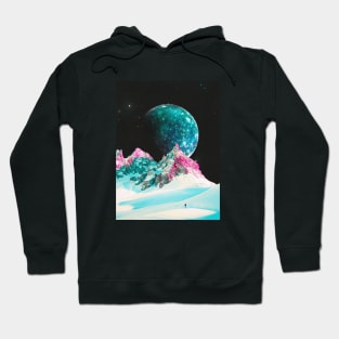 Sights Of Callisto - Space Collage, Retro Futurism, Sci-Fi Hoodie